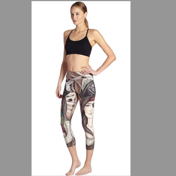 Eagle Rock Werkshop CAPRI Yoga PIRATE Leggings - Picture 1 of 9